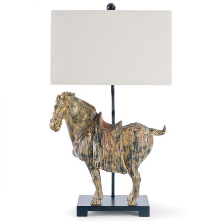 Regina Andrew Dynasty Horse Table Lamps Pair 13-1111